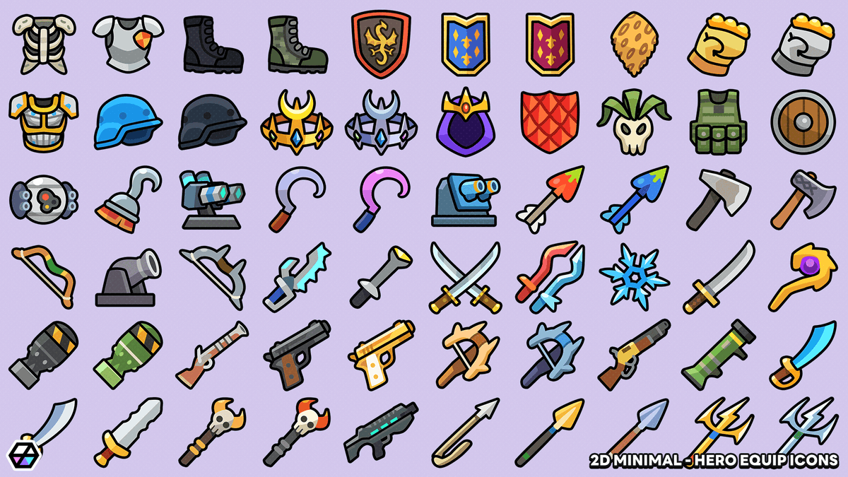 LayerLabGames's tweet image. New 2D Game Asset release!  
⚔️ 2D Minimal - Hero Equip Icons
📷 layerlab.io/products/2d-mi…
 
#UnityAssetStore #Gear #Unity3D #Layerlab