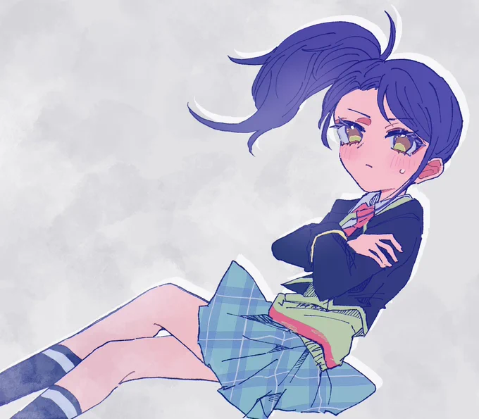 そういえば新刊の表紙です 制服はじめてだったかも