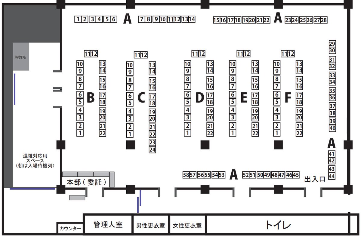 遅くなりましたが全艦東へ！3の配置図(概略)と配置リストになります