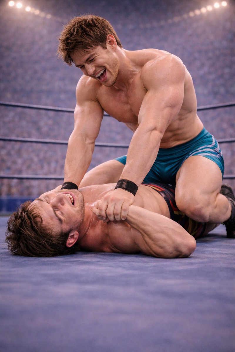 wrestlebulgfan's tweet photo. さらにグラウンドでもベアハッグ。
密着したまま、じわじわ締め落とす。
Still locked in a bear hug on the ground.
Held tight… slowly crushed.
#AIart #プロレス #ベアハッグ #密着 #筋肉 #グラウンド #格闘 #レスリング #Wrestling #BearHug #CloseCombat #Muscle #Grappling https://t.co/fWxV7WaHmY