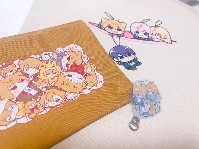 わーい!にじそ用グッズ届きました!いい感じ!やったー!