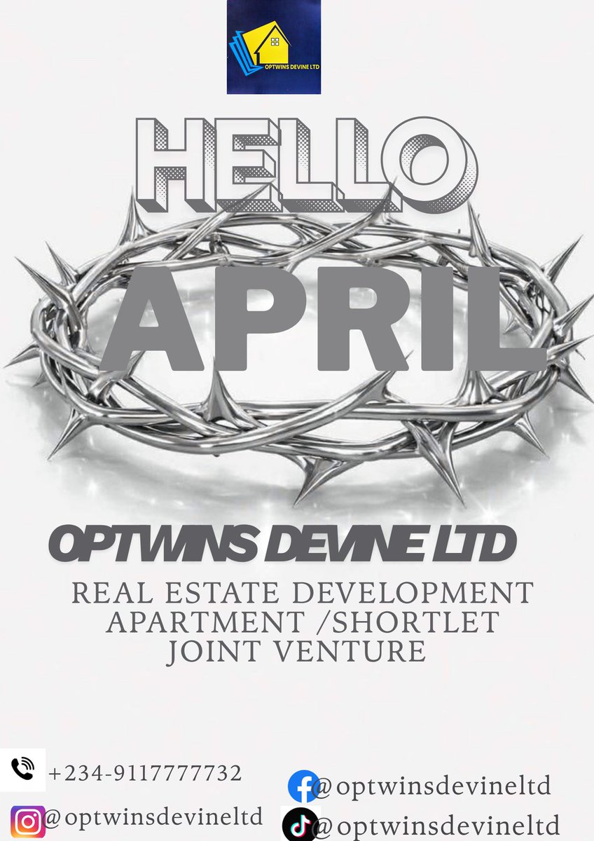 optwinsdevine's tweet photo. Welcome to the month of April....

#brandawareness #AprilFoolsDay #aquamarineapartment #realestateinvestment https://t.co/lZuWK7t7GC