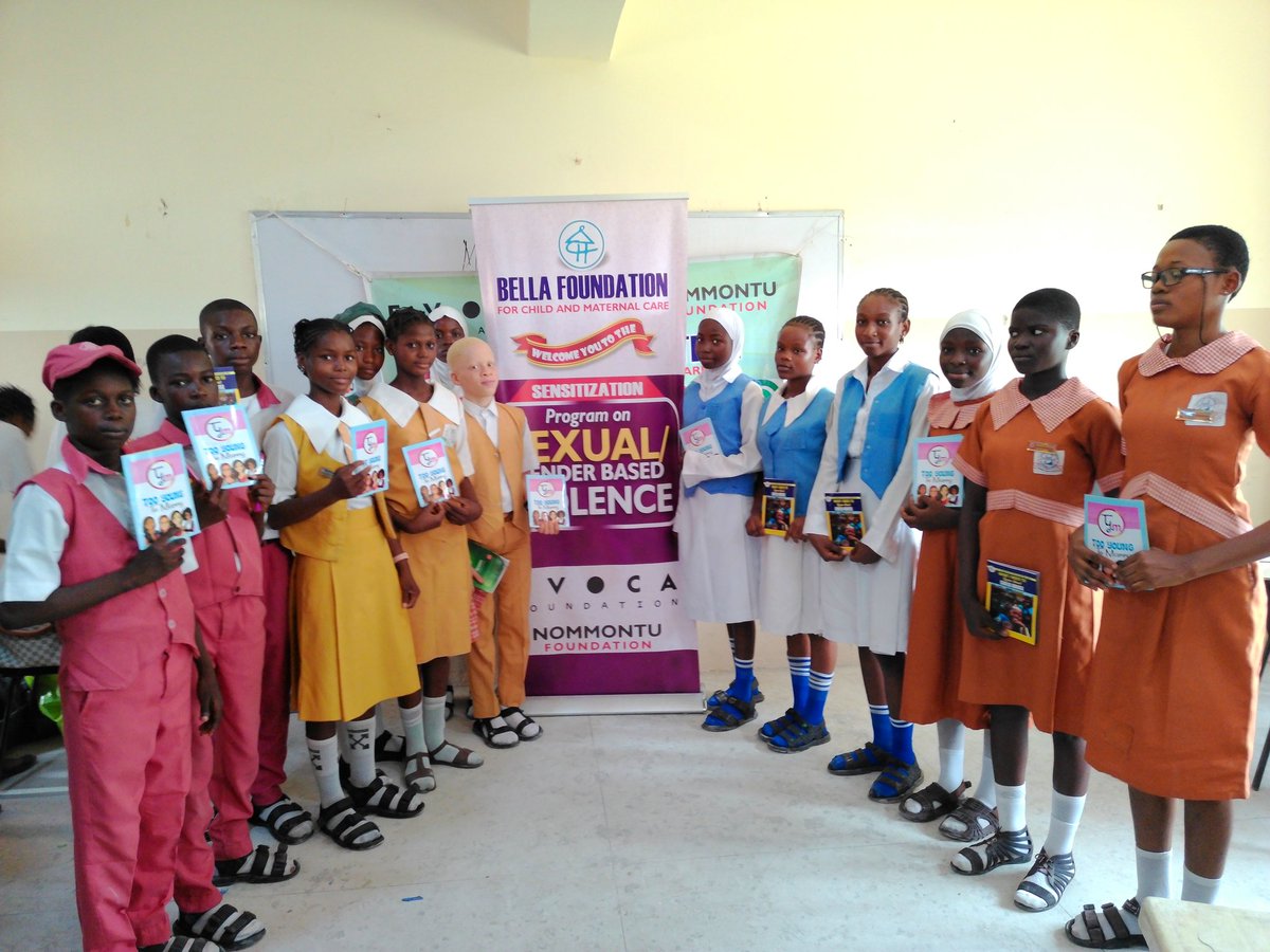 BEFCAMC2015's tweet photo. Bella Foundation for Child and Maternal Care  organized a Sensitization program on Sexual/Gender-Based violenc,child marriage, human trafficking and cyberbullying at Bola Ige Millennium School, Ajeromi-ifelodun local government area on the 3rd of March 2026 https://t.co/bUMsKzL7k8