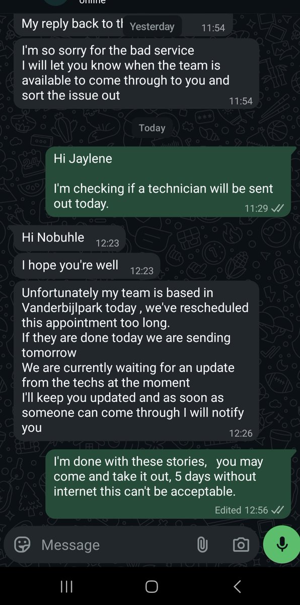 Dear <a href="/VoxTalk2Us/">Vox Customer Service</a>

I think I have done everything a normal person can ever do, to beg for assistance.  At this stage I'm really done. 5 days without service. You might as well cancel this service.