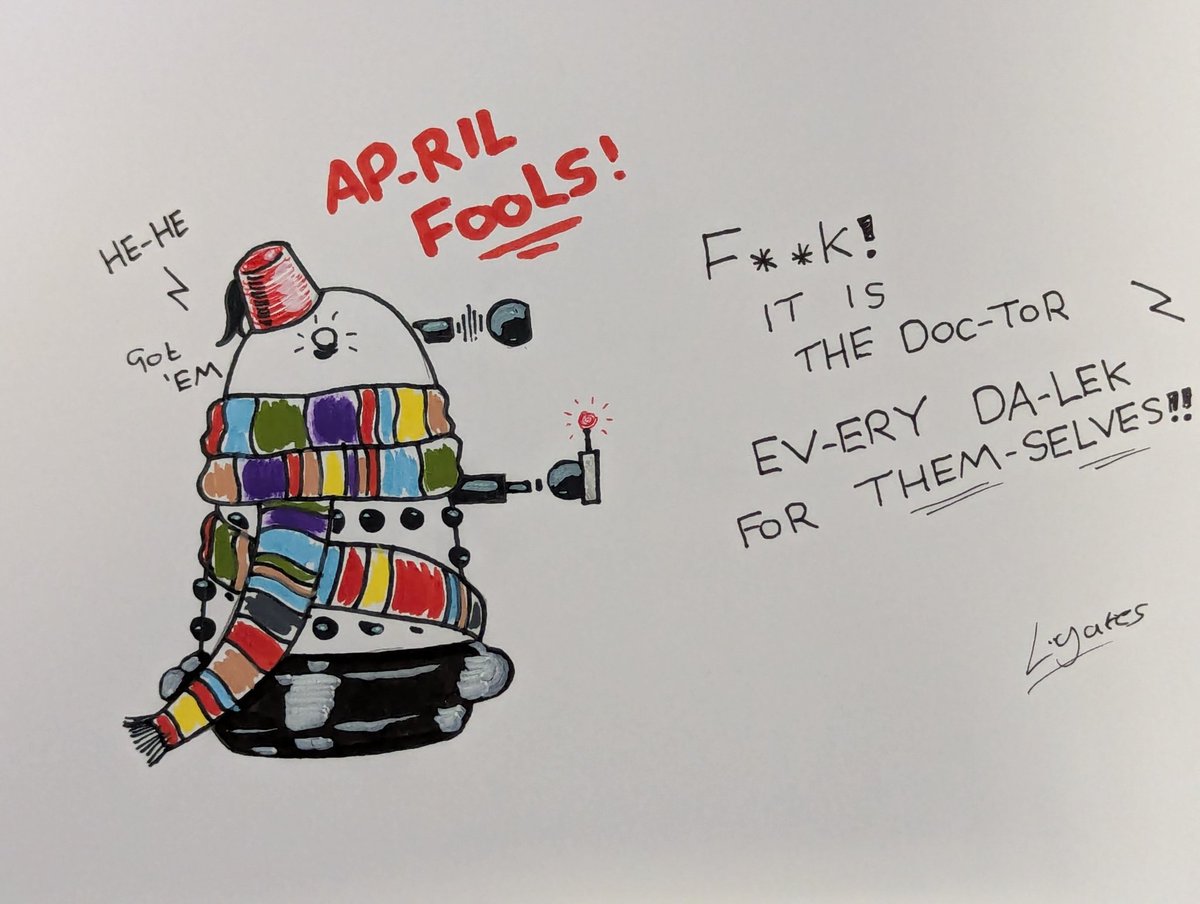 alexanderyates_'s tweet photo. Follow SaltShakersofDoom on Instagram for more

#dalek #daleks #doctorwho #AprilFoolsDay https://t.co/94RS0ZMQHu