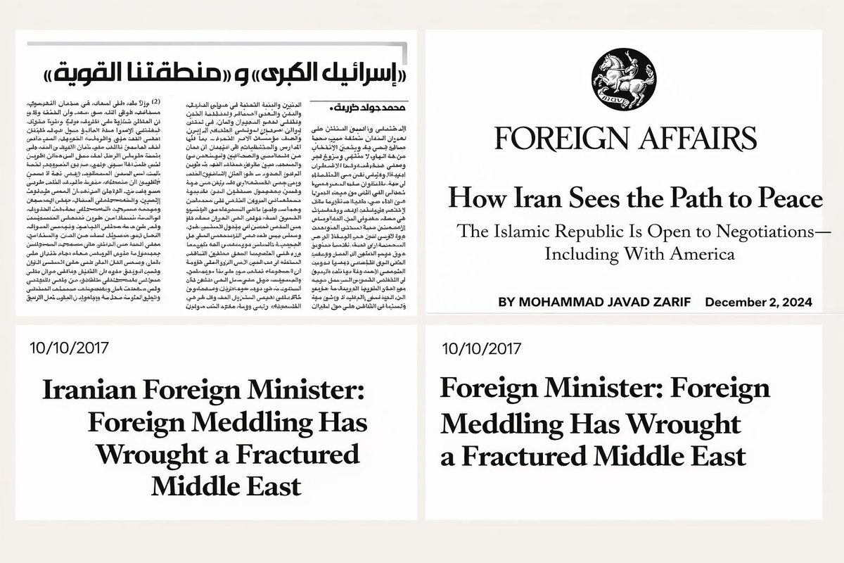 Javad Zarif tweet media