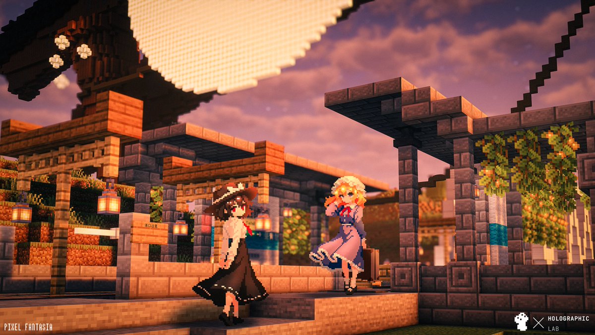 takeez3's tweet photo. #東方Project #ドット絵 #Minecraft https://t.co/LZjWZWB9Cr