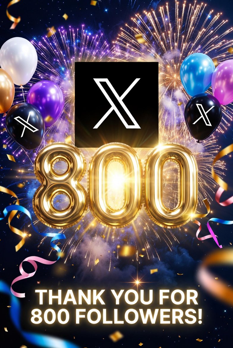 Brikka_trading's tweet image. 🎉 800 FOLLOWERS UNLOCKED! 🎉

Huge thank you to every single one of you for following, your likes, replies, and insane support.🔥🚀
 
This community is growing stronger every day. I am grateful beyond words! 

Let’s keep building together💪   
#XGrowth #800Followers #ThankYou