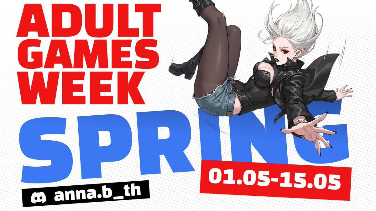 We’re organizing the second Adult Games Week Steam festival on May 1st!

Last time we did it, it was a huge success, reaching 3,000,000 views and 700,000 unique users in just 7 days.

This time, we’ve decided to launch a spring edition of the festival featuring as many partners