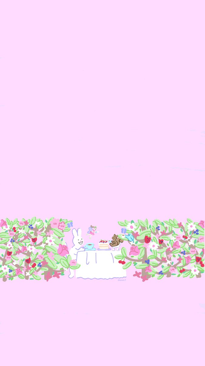 _ANNATAKAMI's tweet photo. お久しぶりです、4月の壁紙です！
春の森のティーパーティー🐰🩷🫖

来月もお楽しみに〜☘️

⚫︎個人利用の範囲でどうぞ
⚫︎想いを込めて描いているので
背景など変えずにお楽しみください🫡
⚫︎イラストの無断転載・使用禁止
⚫︎フォロー・リポスト🥰
@anna_yade https://t.co/bQqSQKRE1Q