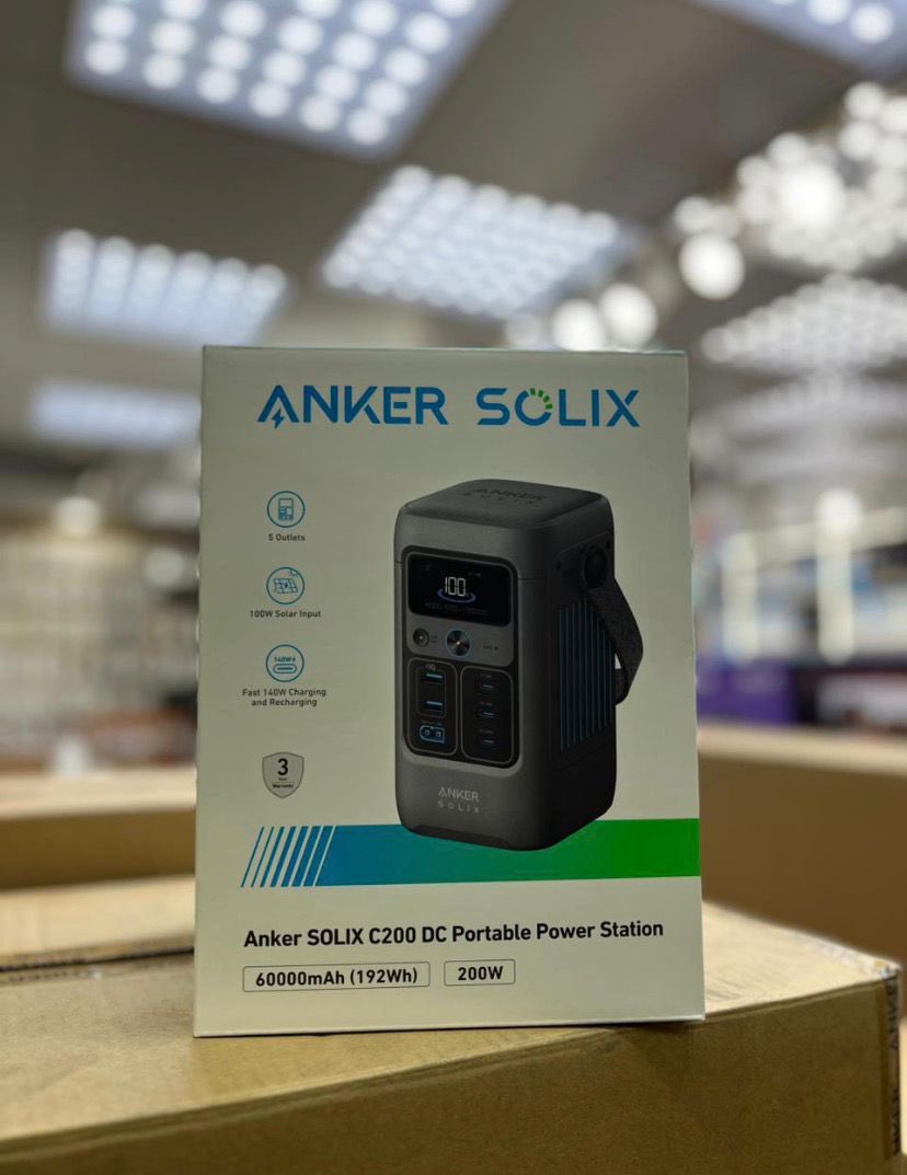 gabyconscious's tweet photo. Nina Piece moja tu hii

ANKER SOLIX C200 ⚡

🔌 Portable Power Station
⚡ Power: 200W

🔋 Capacity: 60000mAh (192Wh)
☀️ Solar Input Supported

🔌 Multiple Outputs (Charge many devices)
⚡ Fast Charging + Recharging

🏕️ Perfect for:
• Travel
• Backup power
• Outdoor use
• Business/emergencies

💰 Price: 580,000 TZS
📍Dubai
Inafika within 10 days.
📲 Order via WhatsApp:
https://t.co/4h2TXnLBQN