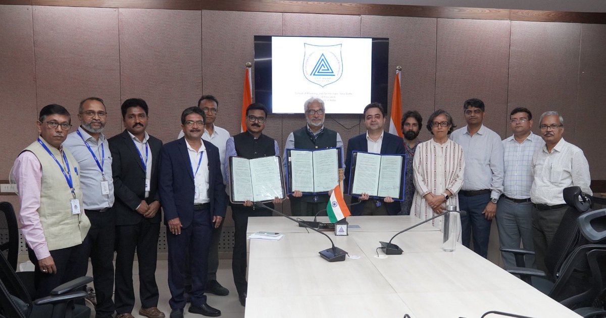 csir_niist's tweet image. On 30 March 2026 at SPA, New Delhi, CSIR–NIIST, NISE, and SPA signed a tripartite MoU to accelerate the adoption of Building-Integrated Photovoltaics (BIPV) in India.

#BIPV #SolarEnergy #CleanEnergy #SustainableInfrastructure @CSIRIndia @Nise_Gurgaon