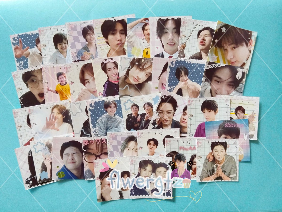 flowerforyou204's tweet photo. ใครสนใจของแถมหรือทำเป็นกอว มาเลยย✨
⑅ แยกรูปฟตก40ใบ 30฿
⑅ แยกสตก35ชิ้น 20฿

⑅ คู่ฟตก+สตก 40฿

คส 30 ｡⁠*⁠♡
*มีแค่ภูเอไทยเน็กซ์คละกันนะคะ เดมเดมได้เลยย💨 #ตลาดนัดบัส #ตลาดนัดbus https://t.co/KUu3794crK