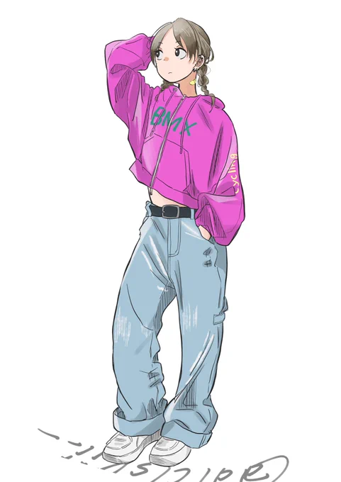 #先月描いた絵を晒しておこう 2枚 今月はもっと描けるといいな!