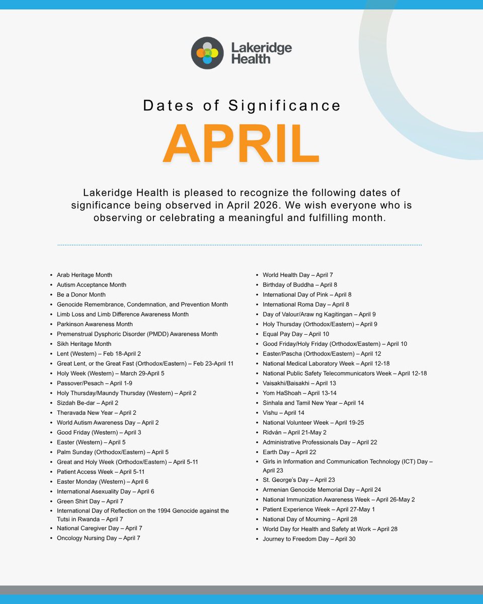 Lakeridge Health tweet media