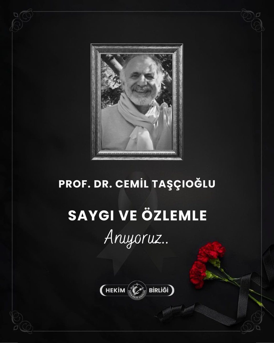 Bugün, vefatının yıldönümünde COVID-19 salgınıyla mücadele ederken hayatını kaybeden değerli hocamız Prof. Dr. Cemil Taşçıoğlu’nu saygı ve minnetle anıyoruz.

Pandeminin en zor günlerinde görev başında olan, hastalarına şifa olmaya çalışırken coronavirüse yakalanan ve bu uğurda