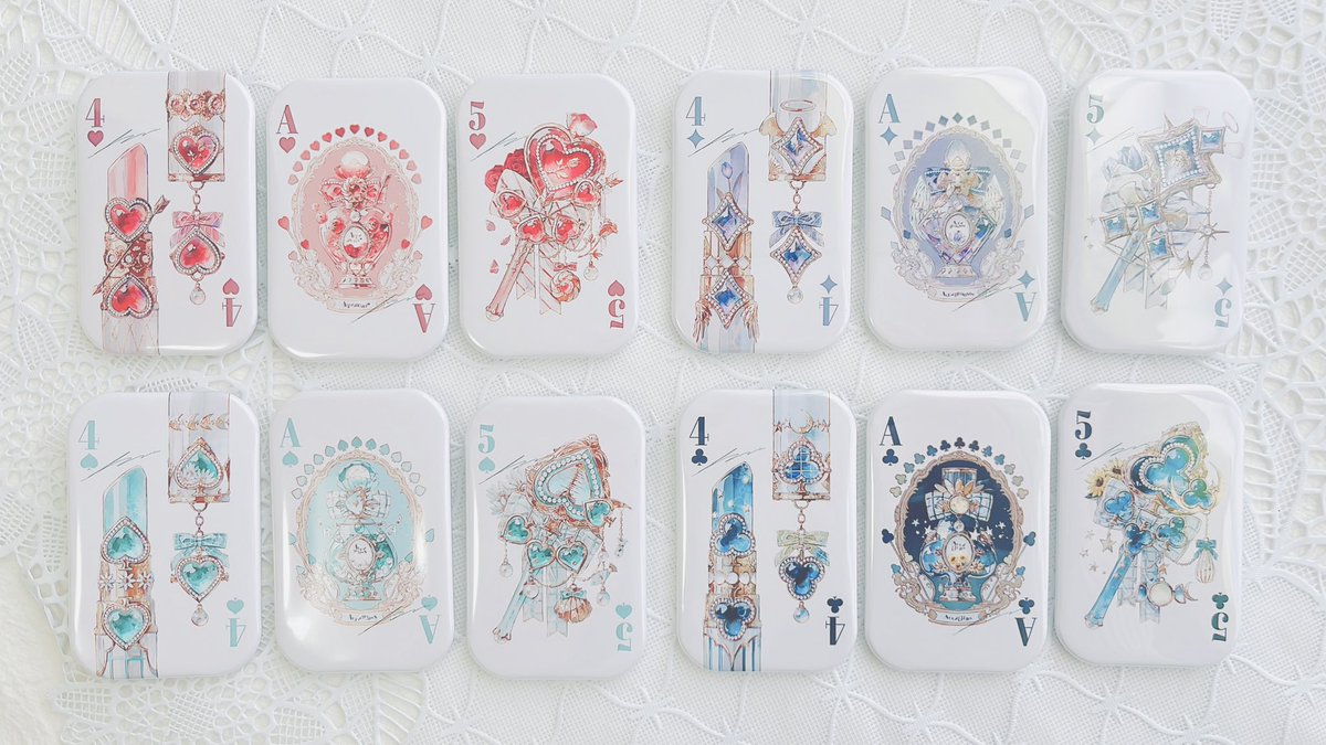 Spin@4/4~4/6トランプカード展示「よてし返臓心の僕」/作品集第3弾発売中🌧 tweet media