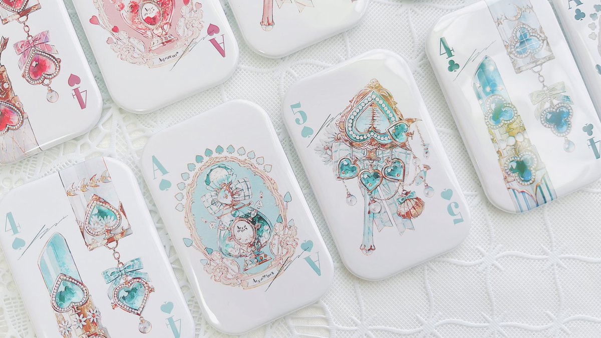 Spin@4/4~4/6トランプカード展示「よてし返臓心の僕」/作品集第3弾発売中🌧 tweet media