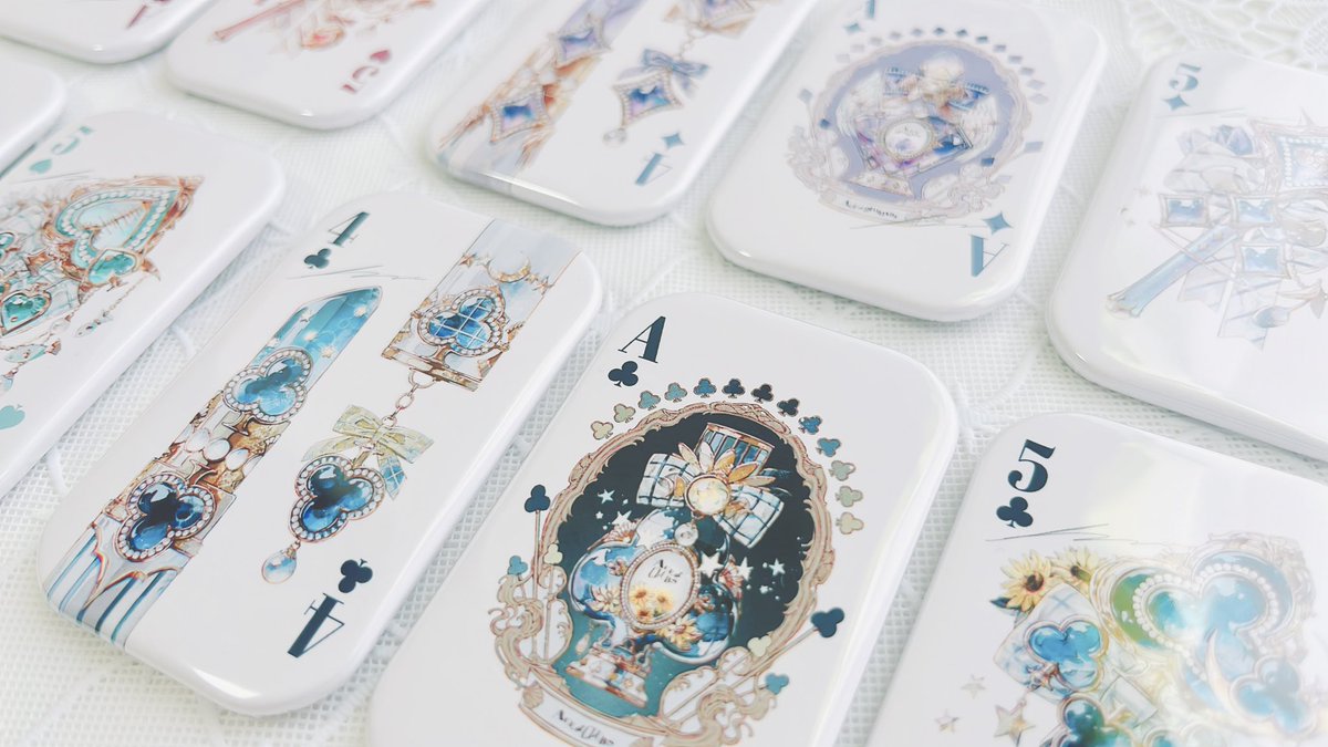 Spin@4/4~4/6トランプカード展示「よてし返臓心の僕」/作品集第3弾発売中🌧 tweet media