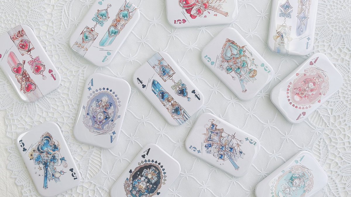 Spin@4/4~4/6トランプカード展示「よてし返臓心の僕」/作品集第3弾発売中🌧 tweet media