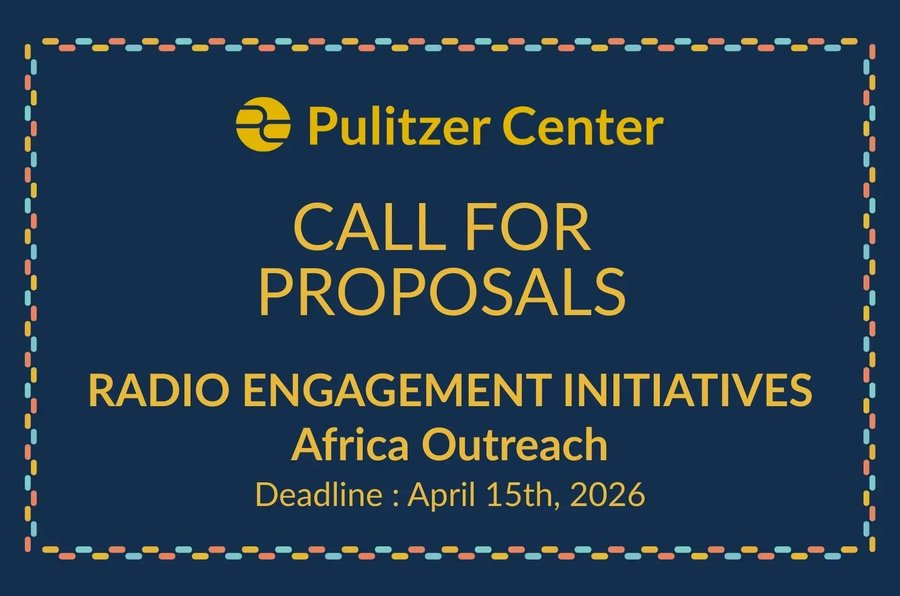 gijnAfrica's tweet photo. 📢 @pulitzercenter is calling for local media or radio outlets in East, Southern, and West Africa to submit their proposals to implement participatory radio programs inspired by Pulitzer Center-supported stories.

⏰ Deadline: April 15.

🔗 Learn more: https://t.co/nnSNG4YgWq https://t.co/oj1RrwcaEv
