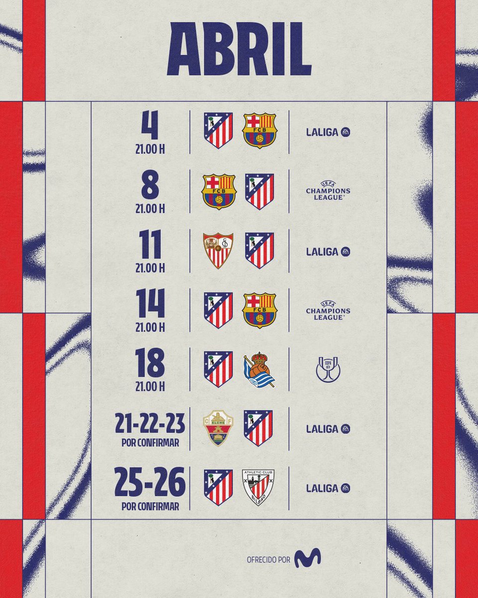 Del 14 al 18 no me habléis y no contéis conmigo para nada que no sea relacionado con el Atleti, mi vida dependerá de 11 tíos que se dejarán la vida en el campo