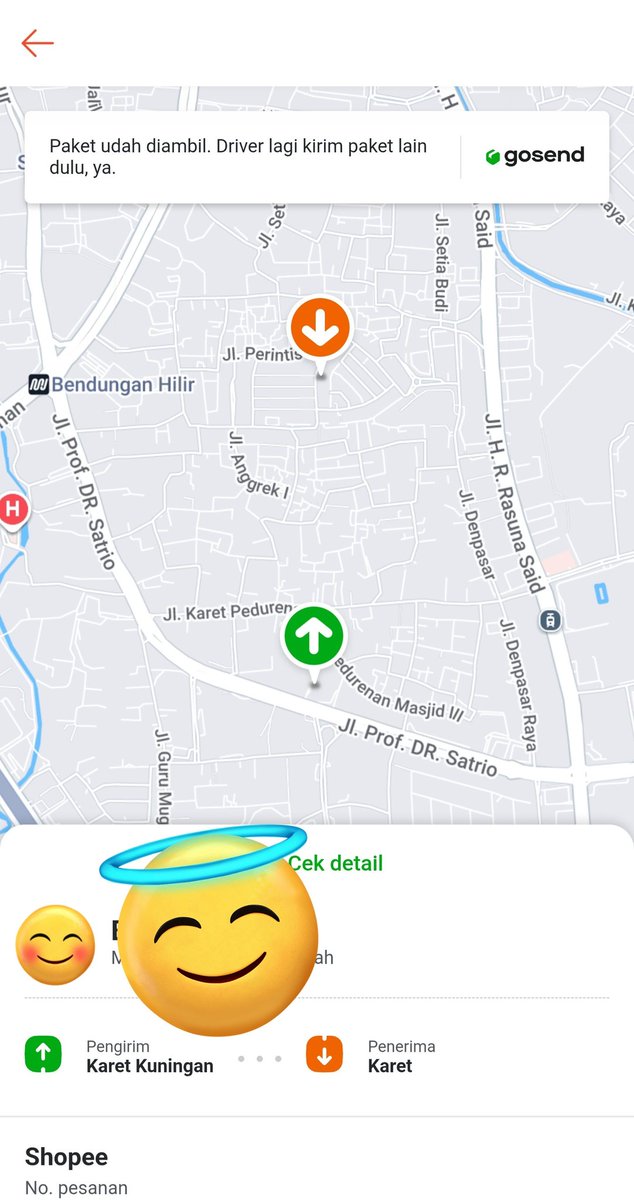 genuineone_'s tweet photo. Gosend instant prioritas emang kurirnya bawa berapa paket @gojekindonesia ??? https://t.co/9pJzgoUKqT