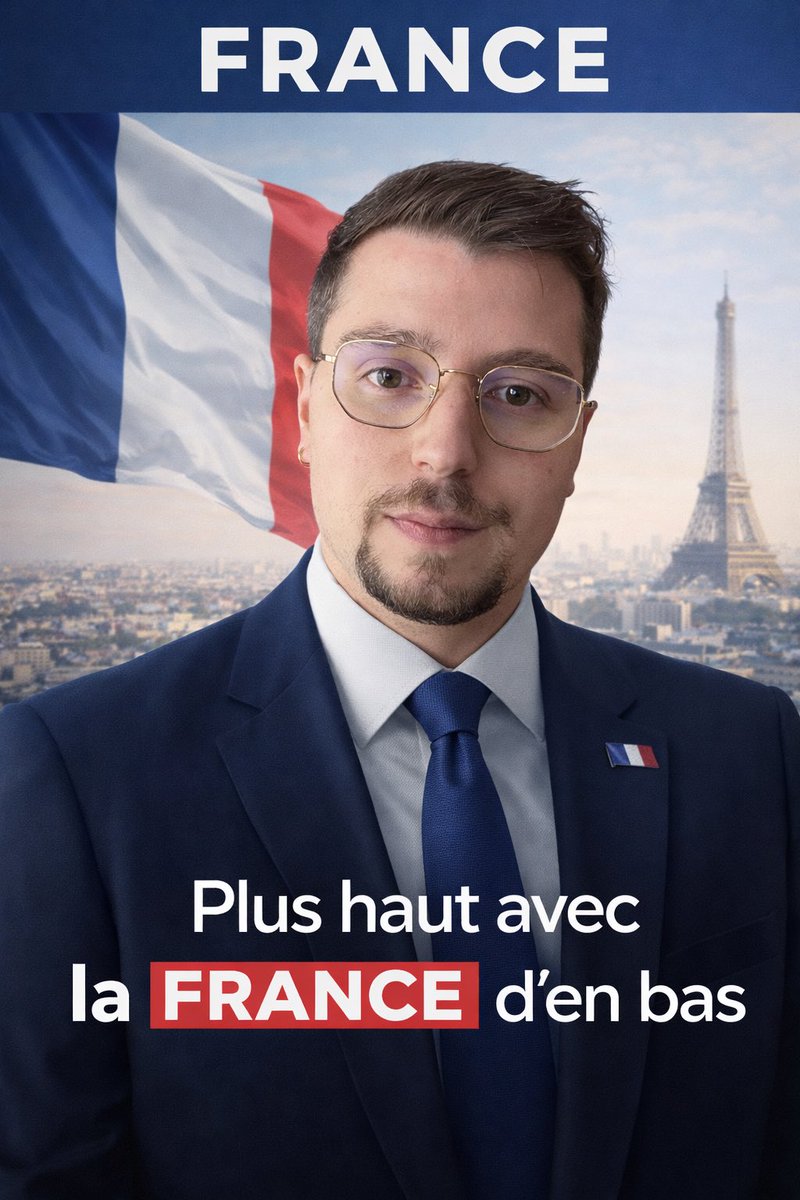GlargineTonique's tweet image. 🇫🇷 Je suis candidat à l’élection présidentielle de 2027.

Plus haut avec la France d’en bas.
Redonner du pouvoir, de la dignité et de la voix à ceux qu’on oublie trop souvent.

Le changement commence maintenant. Ensemble.

#Présidentielle2027 #France #Engagement