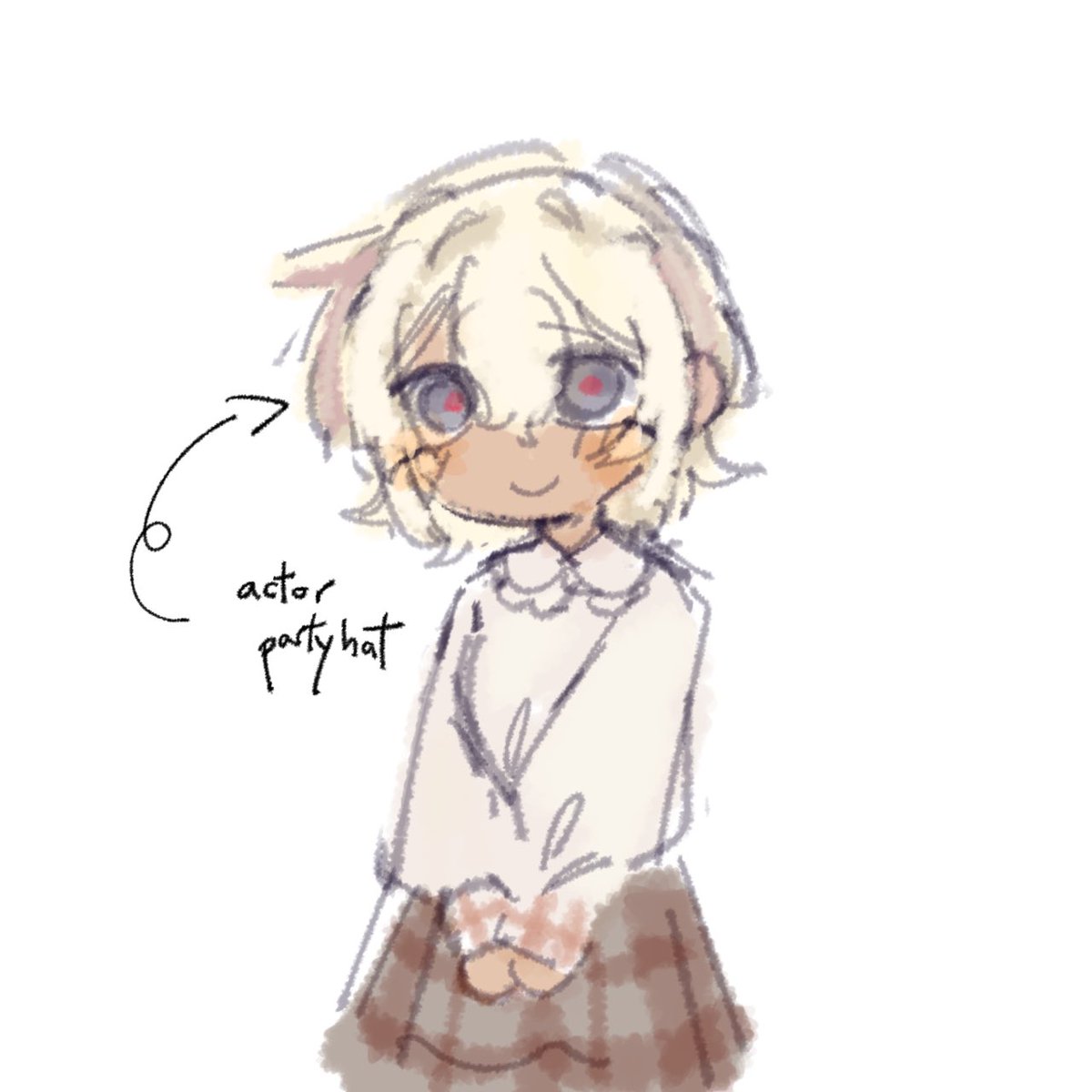 __PARTYHATT's tweet photo. >>   APRIL FOOLS EVENT, 2026.
　　　　01.04  —  08.04
 PHIGHTINGRONPA ACTOR AU. https://t.co/T6BsTsOZjC
