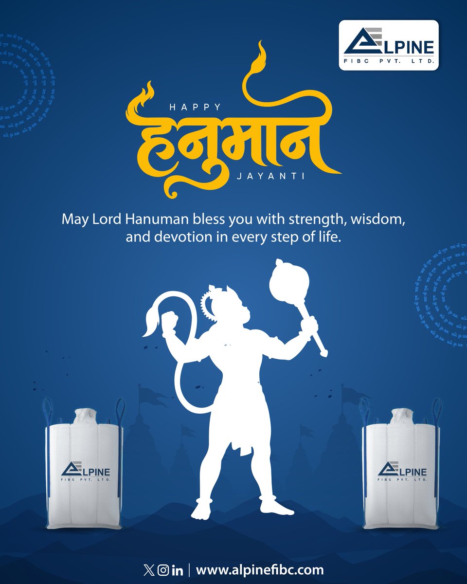alpinefibc's tweet photo. Strength. Devotion. Fearlessness. 🙏

On this auspicious occasion of Hanuman Jayanti, may Lord Hanuman bless you with unwavering courage, wisdom, and the power to overcome every challenge.

Let faith lead the way and strength follow. ✨

#AlpineFIBC #HanumanJayanti #JaiHanuman https://t.co/kLxrdReQ8b