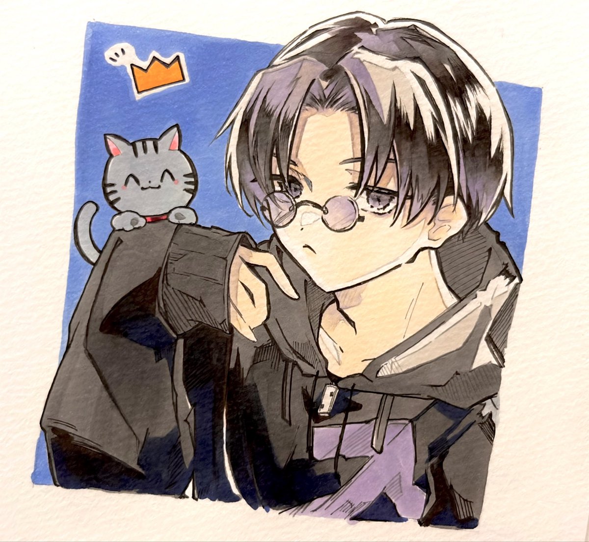 Azu_coffee_'s tweet photo. 久しぶりに絵を描きました😃
Tierキン動画めっちゃ好きです！！
 #mzyb_FA https://t.co/rKpOBqLOSH