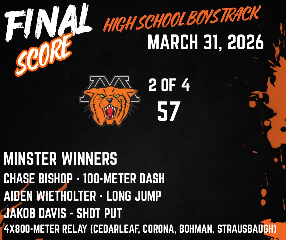 Minster Athletics tweet media