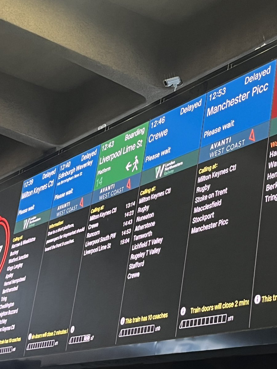 ryanariefe's tweet photo. @AvantiWestCoast 14:15??? That’s a lie when Liverpool and Edinburgh services have been back up and running??? https://t.co/MBlXe9m1mn