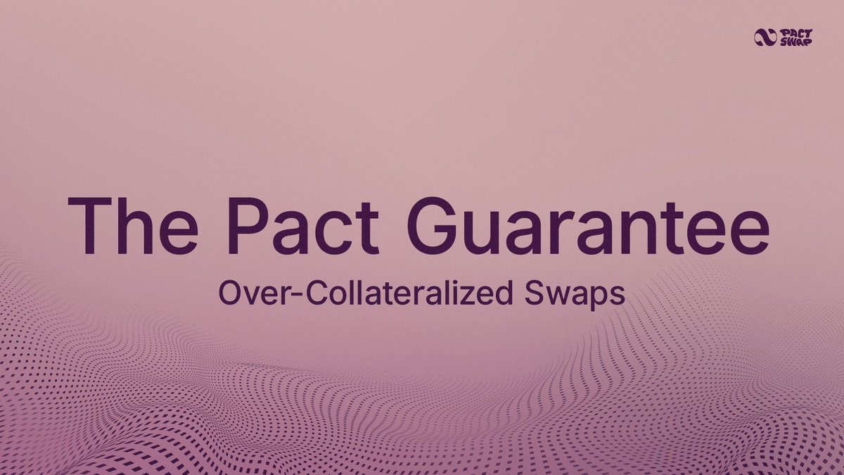 Most DeFi tools: confusing 😵‍💫
<a href="/Pact_Swap/">Pact Swap Labs</a>: smooth 😌
That difference matters.