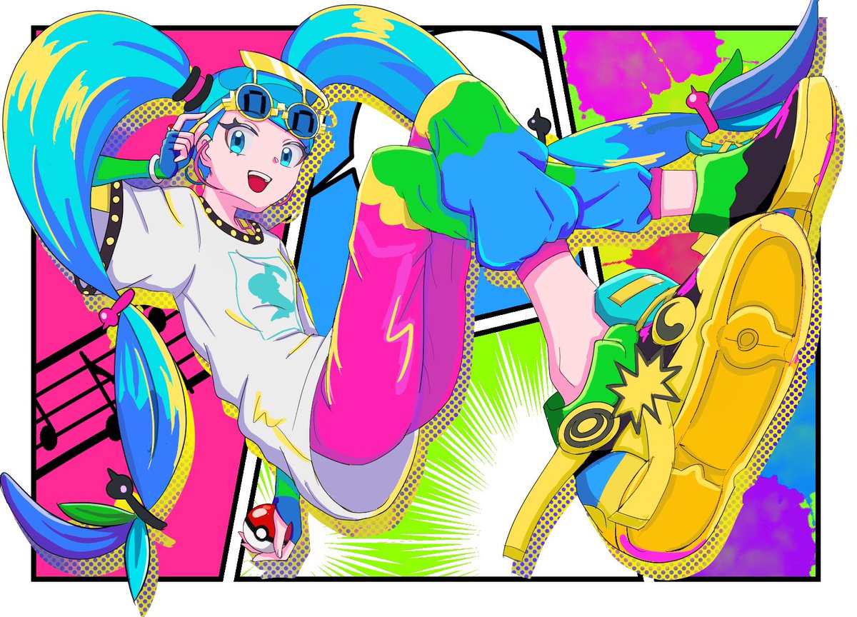 rolling_girl39's tweet photo. ポケミクライブありがとうー！1番好きなノーマルミク描きました🙌
 #ポケミク https://t.co/EyQW6mieRX