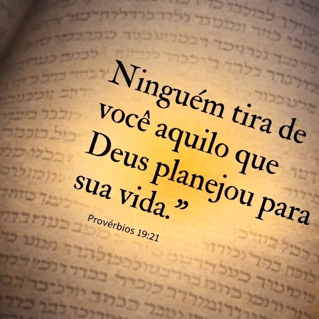 Provérbios | 19:21 😍