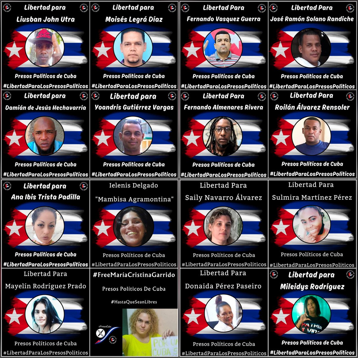 Condenamos la represión en Cuba y exigimos la liberación de los #PresosDeCastro. #Twittazo ¡Justicia y derechos humanos para todos! ¡Basta de dictadura!
