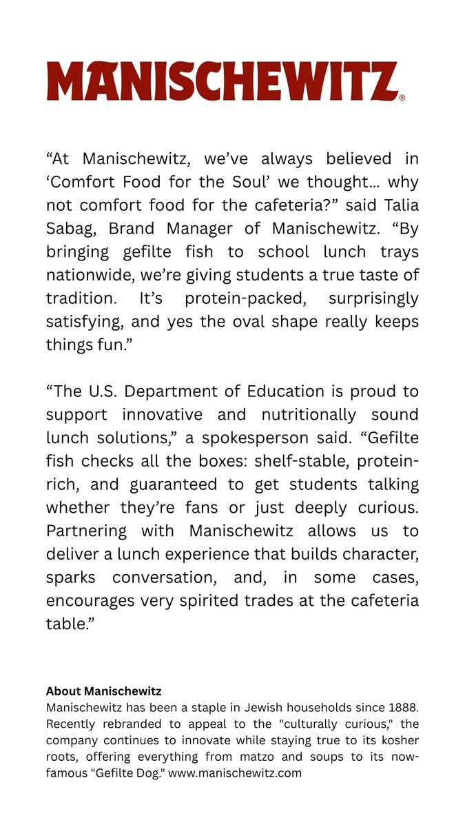 Manischewitz tweet media