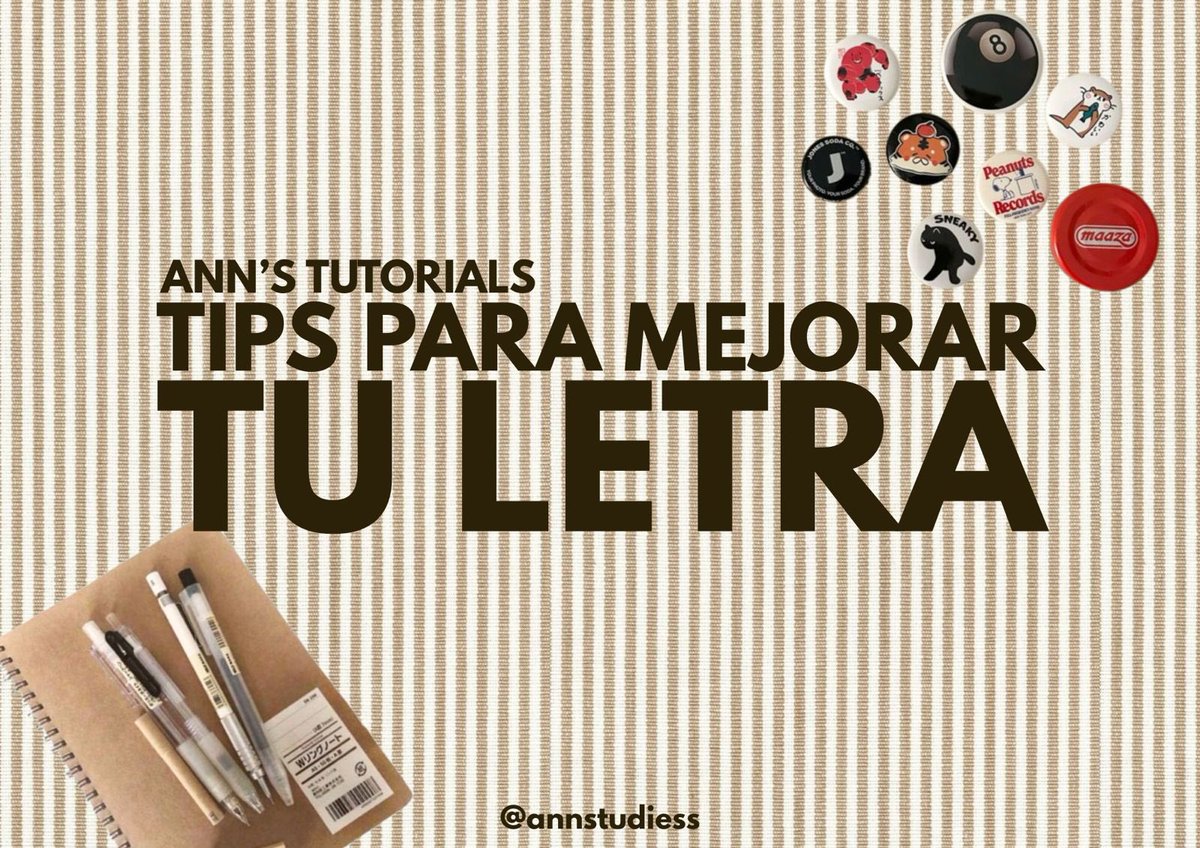 annstudiess's tweet image. ✏️ TIPS PARA MEJORAR TU LETRA ᝬ
#studytwt #handwriting