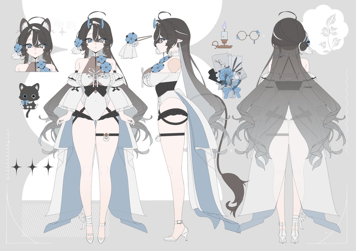 貓白.ᴏ ⛅ 努力畫畫的貓貓 tweet media