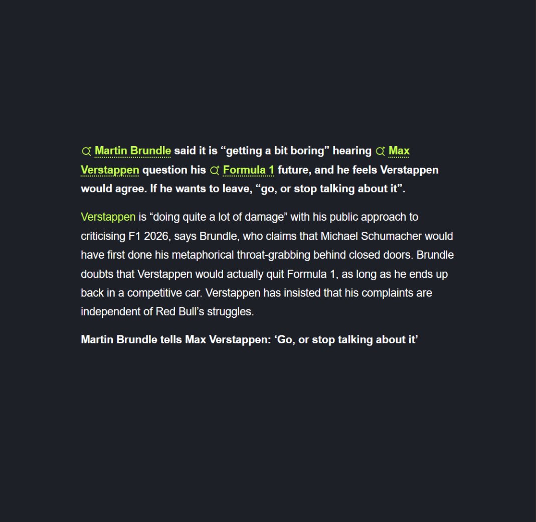 Verstappen News tweet media