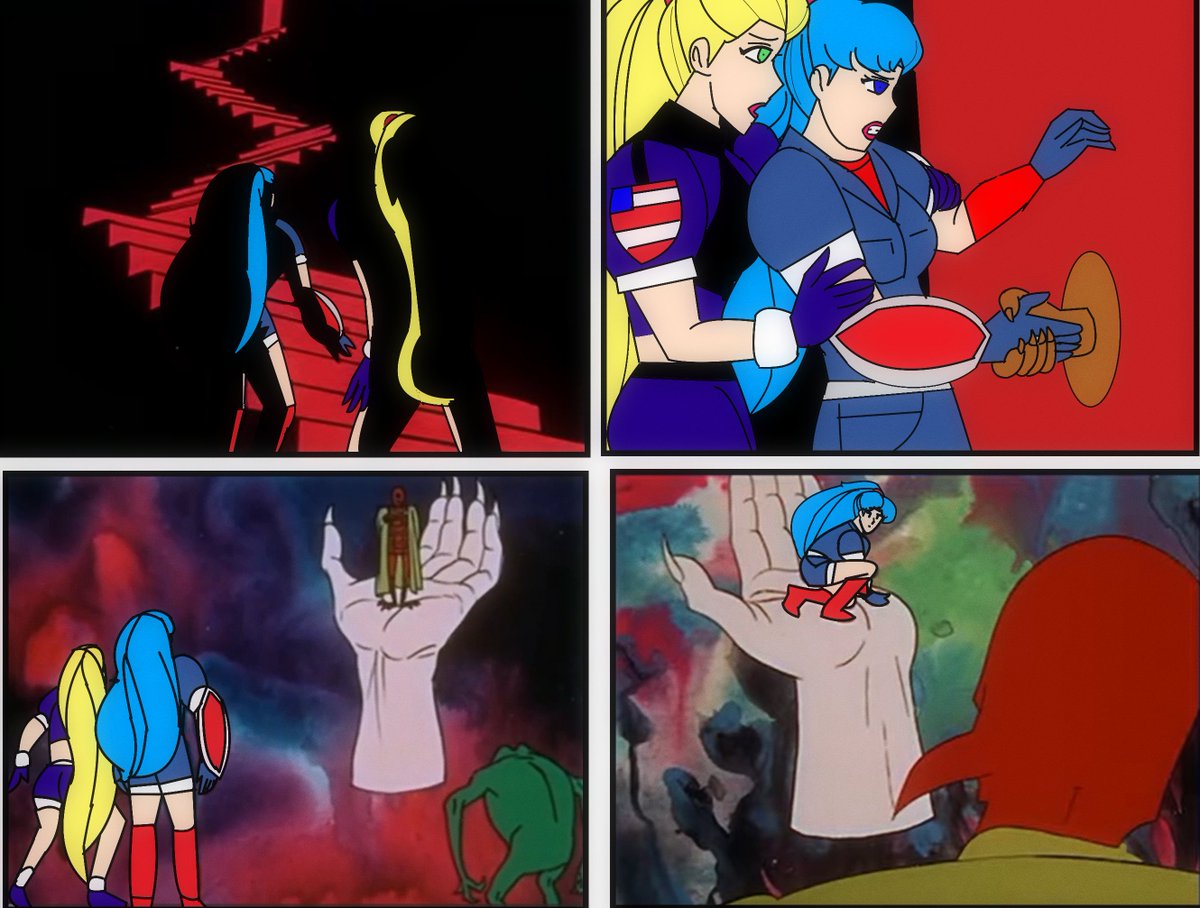 Great news guys! I finally got an animation team willing to do an OVA for Vagrant Saturn...however...we did have some budget issues along the way, so we raided a certain old animators vault and decided to recycle some old Canadian cartoons he worked on. Hopefully you won't mind.