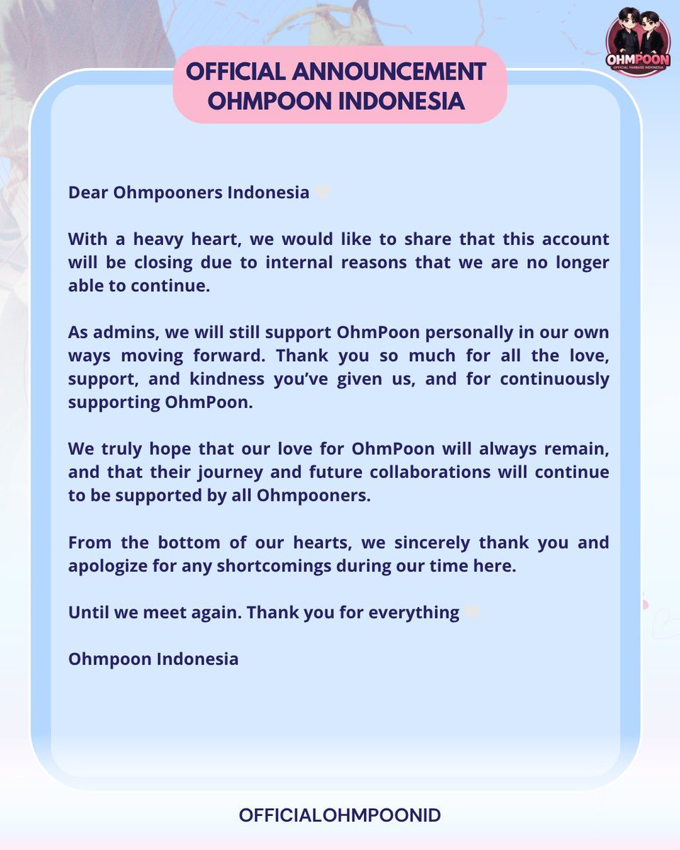 OHMPOON FANBASE OFFICIAL 🇮🇩 tweet media