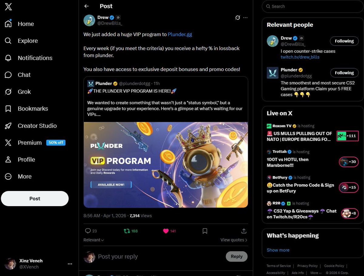 Xinz Vench tweet media