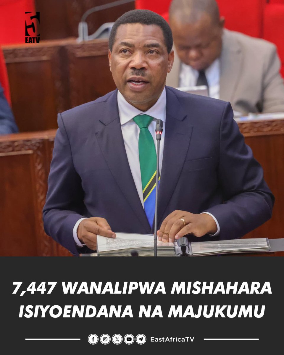 eastafricatv's tweet image. #UPDATES "Hata hivyo, mwenendo wa malipo ya mishahara unaonesha kuwa lipo kundi la watumishi wapatao 7,447 ambao wanalipwa mishahara binafsi isiyoendana na majukumu wanayofanya. Hadi tarehe 26 Machi, 2026 watumishi hao wamelipwa mishahara binafsi kwa gharama ya shilingi bilioni