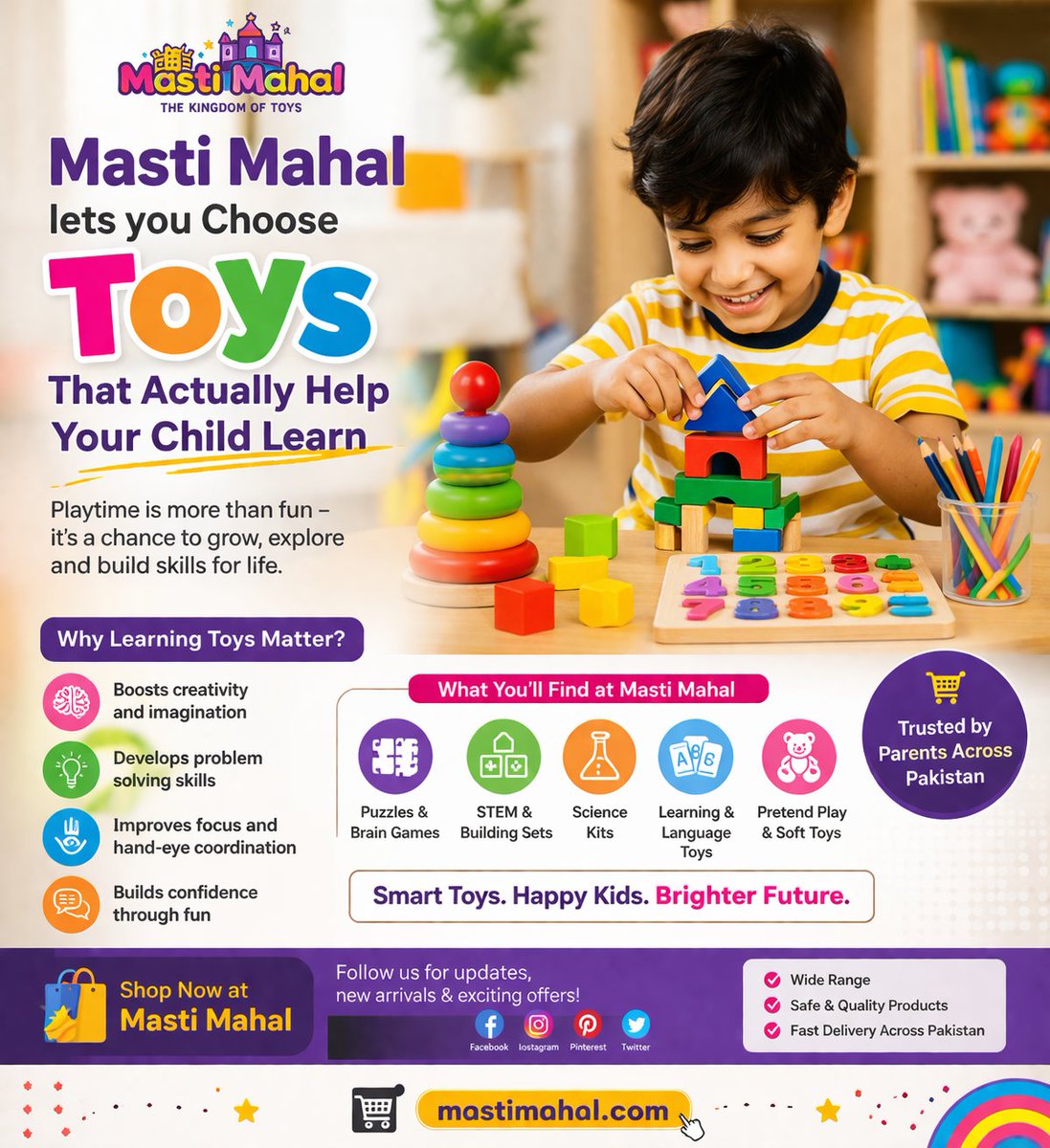 mastimahal's tweet image. Masti Mahal Lets You Choose Toys That Actually Help Your Child Learn 
Link: medium.com/p/masti-mahal-… 
#mastimahal #trending #toysforkids #toys