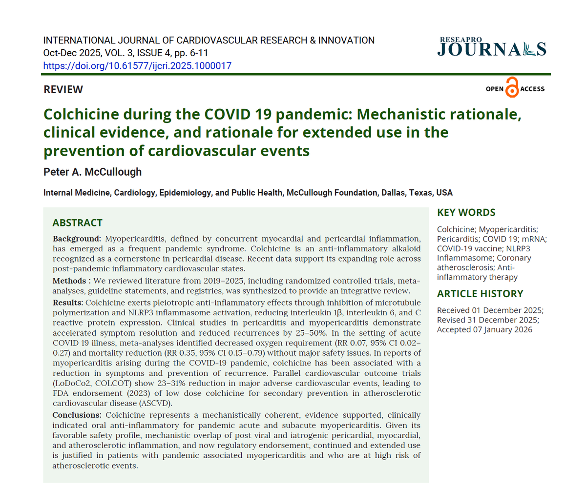 Peter A. McCullough, MD, MPH® tweet media