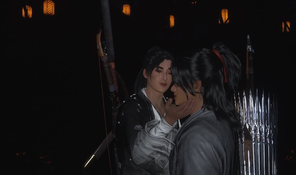 hnrfr11's tweet photo. guys I’m sorry i can’t gatekeep these screenshots… wsn au or smth it took a lot of hours but we made them in the game https://t.co/YJ7w42rxqC