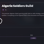 Photo by Algerian Soldier Guild (@as_guild)