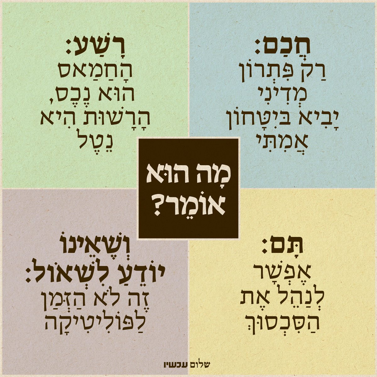 שלום עכשיו tweet media